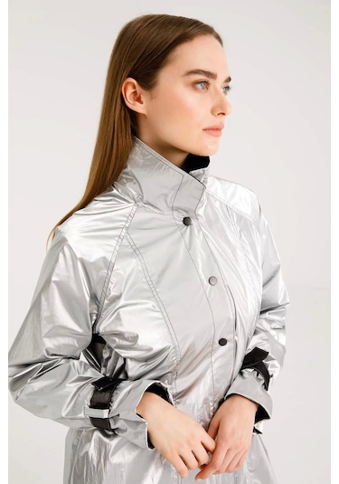 Pureva Shiny Micro Spor Kap - Gümüş