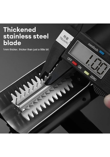 Ambition Taşınabilir Elektrikli Balık Kazıyıcı Su Geçirmez Siyah Balık Temizleme Aleti Siyah