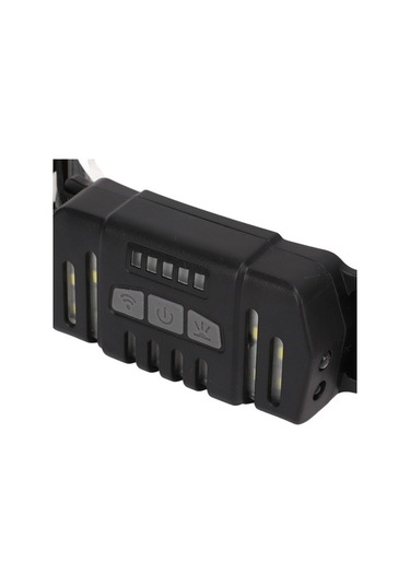 Ulzyvf Suya Siyah Şarjlı Led Lambası Koşusu Kafa İçin Far, Dayanıklı Balıkçılık Yv Siyah