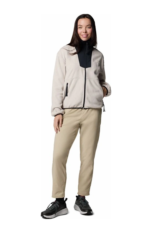 Columbia Sequoia Grove Full Zip Fleece Krem Kadın Outdoor Polar Al0684 Bej