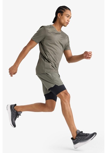 Defacto Defactofit Slim Fit Dar Kesim Sporcu İçi Taytlı Dokuma Şort F0010ax25aukh398 Haki Defacto Defactofit Slim Fit Dar Kesim Sporcu İçi Taytlı Dokuma Şort F0010ax25aukh398 Haki