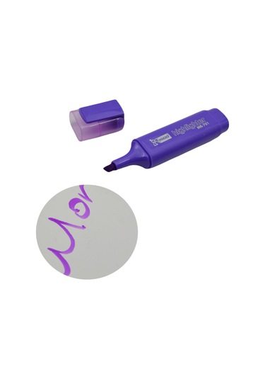 Mikro Fosforlu Kalem Canlı Renkler Mk-701 Mor