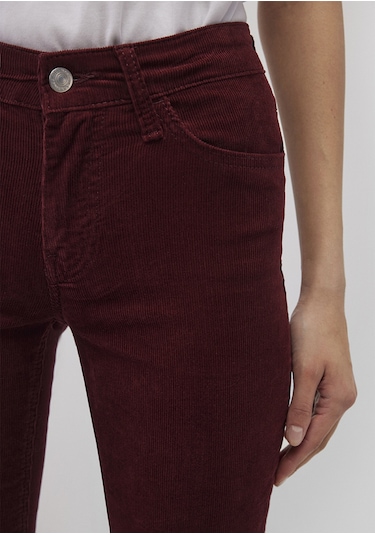 Mavi - Molly Bordo Kadife Pantolon 1013689467 Bordo