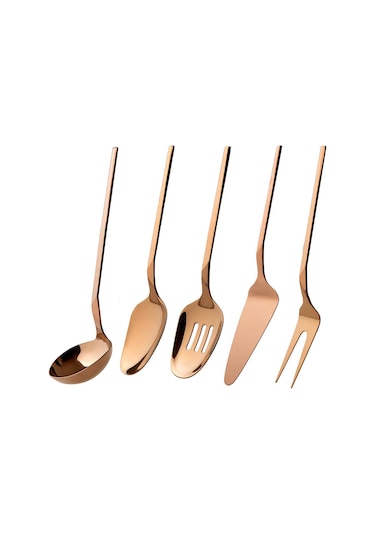 Jumbo 5100 Titanyum Bronz 5 Parça Servis Takımı Titanyum Bronz