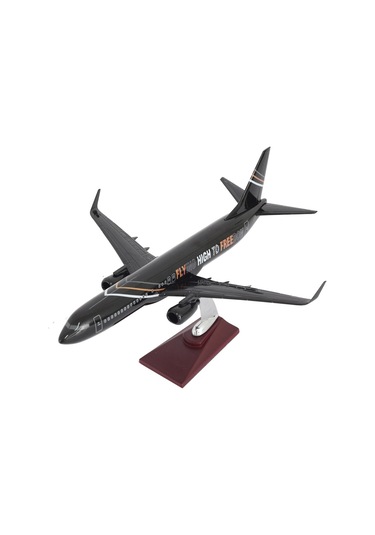 Zekupp Boeing 737-800 1/100 Ölçek FHTF Sloganlı Model Uçak