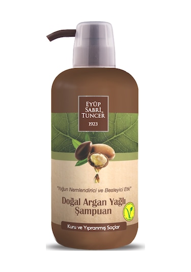 Eyüp Sabri Tuncer Kuru ve Yıpranmış Saçlar için Doğal Argan Yağlı Şampuan 600 ML