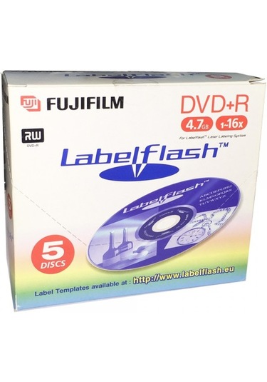 Fujifilm Dvd +R Printable Labelflash 4.7GB 120 Min Boş DVD 5 Adet