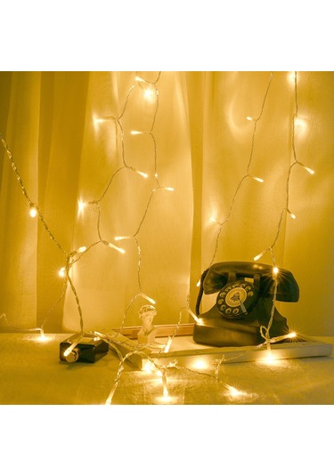 Neevoyu 4m 40 Led Usb Isınma Beyazı Noel Dekorasyon Işık Zinciri - Esnek Tel, Enerji Tasarruflu, Ev Bahçe Parti Için Sıcak Beyaz