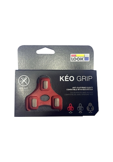 Look Keo Grip Kal 9 Derece Yol Yarış Bisikleti Kali Kırmızı