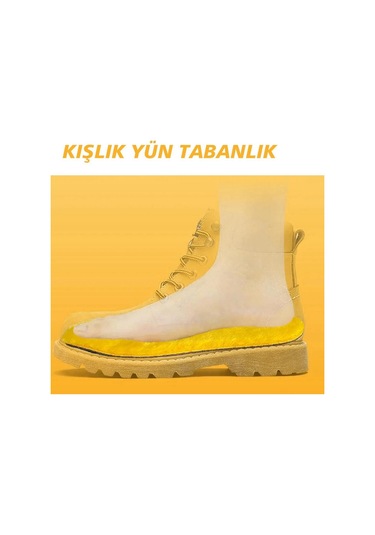 Peluş Kışlık Sıcak Tutan Ayakkabı Iç Tabanı