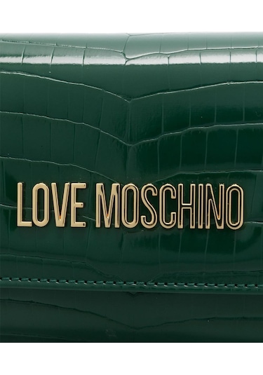 Love Moschino Omuz Çantası Croco Jc4294pp0lkj0850 Yeşil