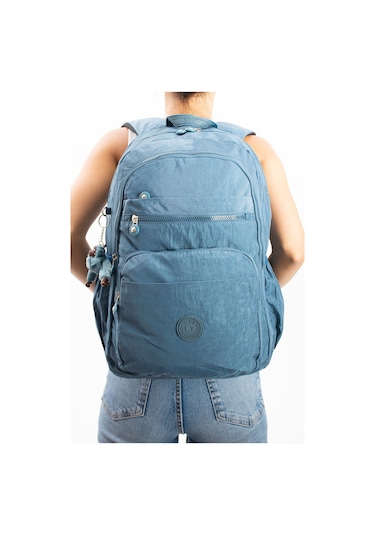 Ultra Hafif Çok Cepli Su Geçirmez Sırt Çantası Unisex Mavi Model: 571-1b - Mavi