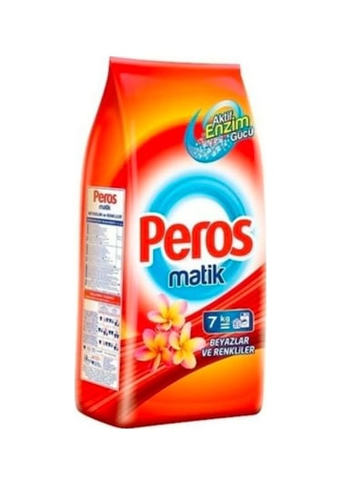 Peros Matik Beyaz ve Renkliler Toz Çamaşır Deterjan 51 Yıkama 7 KG
