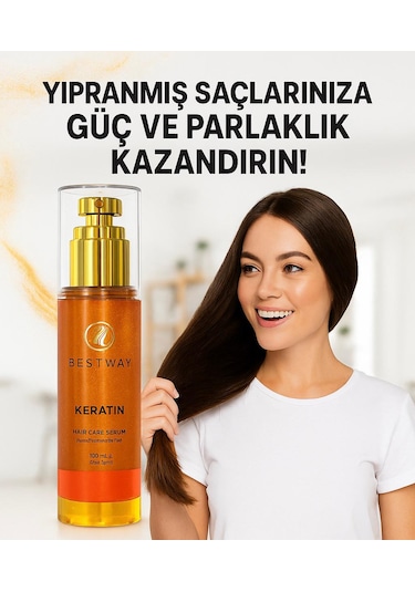 Keratin Yağlı Saç Bakım Serumu