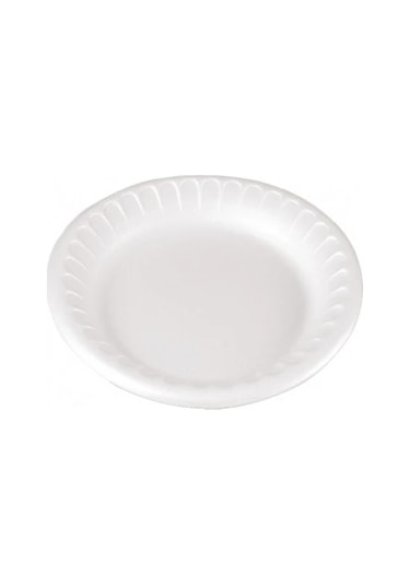 Anı Plastik Anı-33a Yuvarlak Köpük Tabak 17 Cm 100'lü