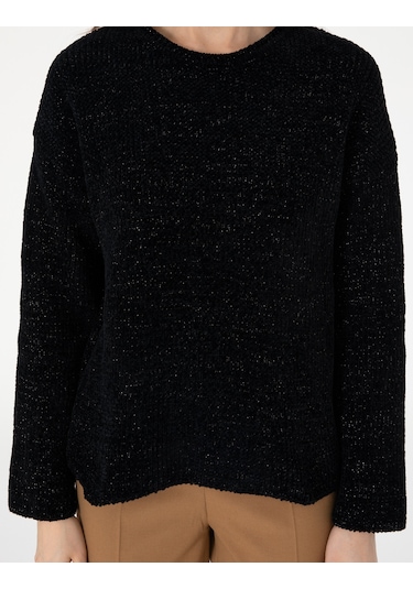 Pierre Cardin Kadın Siyah Kazak /triko 50290610-vr046 Siyah