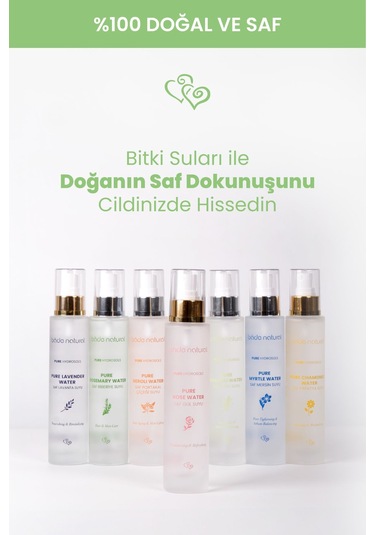 Bade Natural Papatya Suyu Saç Ve Yüz Toniği %100 Doğal Ve Saf 100 ML