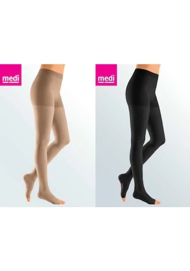 Mediven Medi Duomed Külotlu Varis Çorabı Ten Rengi CCL2 XL Açık Uzun
