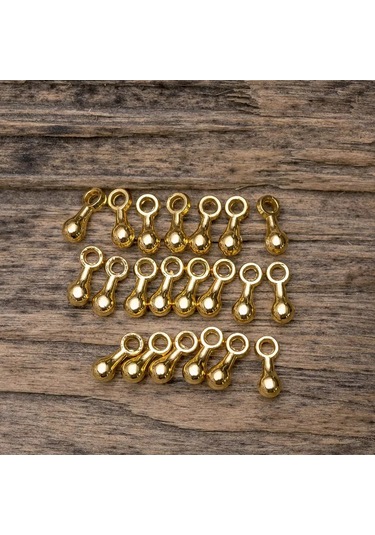 Kafebizu Zinciri İçin Uç Yakl. 180 Adet 7x2.65 Mm Altın Kaplama 208222075