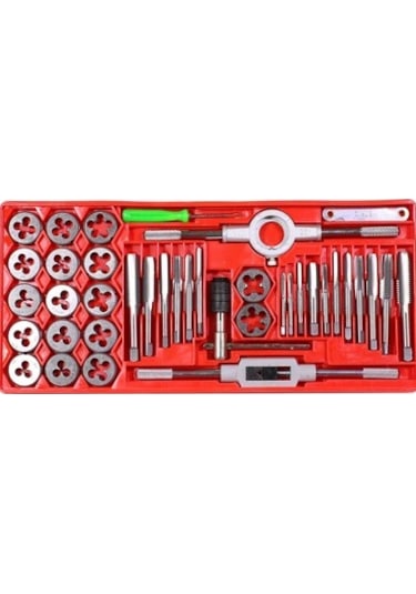 Gfb 40 Parça Klavuz Pafta Seti Metrik Set Kılavuz Pafta