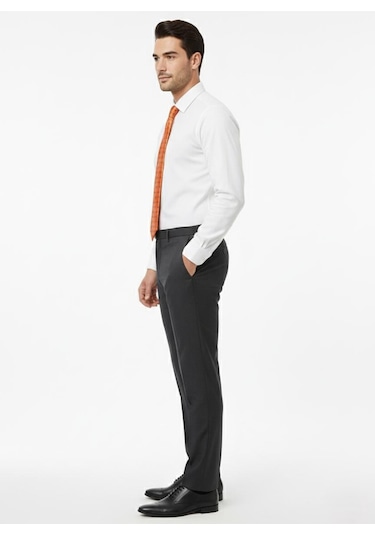 Presto Erkek Slimfit Armürlü Pantolon Siyah 3181-001 Siyah