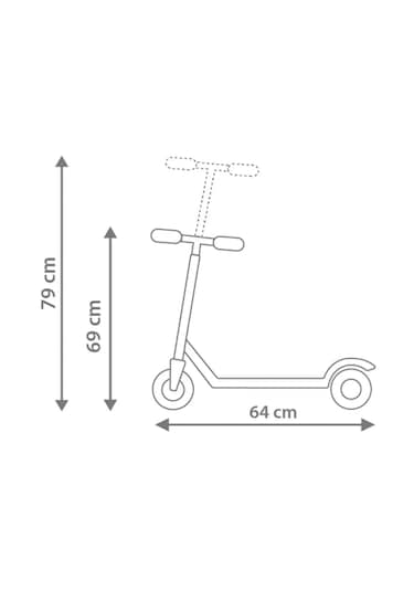 Mavi 3 Tekerlekli Scooter Mavi