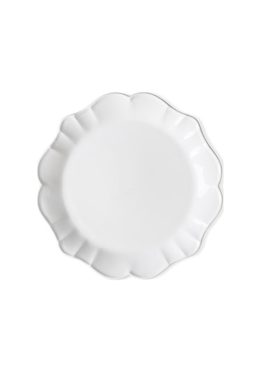 The Mia Grande Pasta Kek Standı Beyaz 32x12 Cm Grd0011