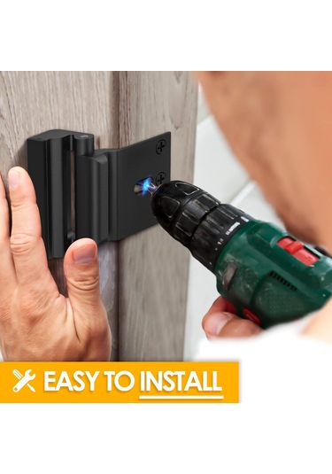 Ev Güvenliği Kapısı Kilit Kapısı Takviye Kilit Kapısı Kilitler Çocuk Güvenliği 2, Siyah