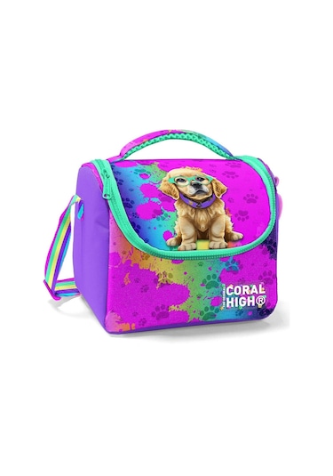 Coral High Mor Pembe Köpek Isı Yalıtımlı Beslenme Çantası - Kız Çocuk