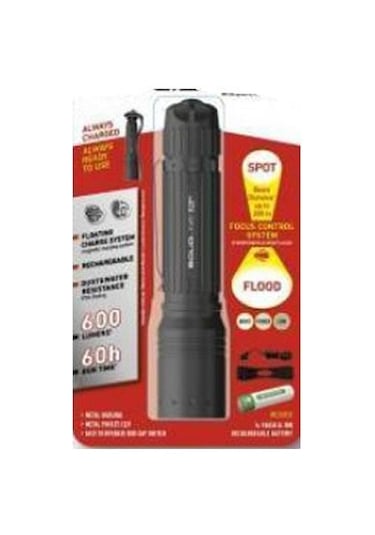 Solidline St8r 600 Lümen El Feneri Siyah