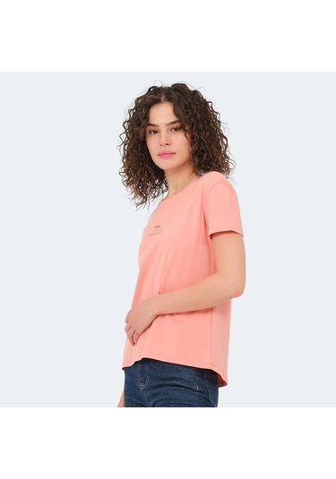 Slazenger VIRAJ Kadın  Somon Tişört