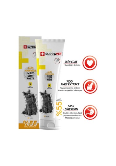 Supravet Anti Hairball Kediler İçin Malt Macun 30 G