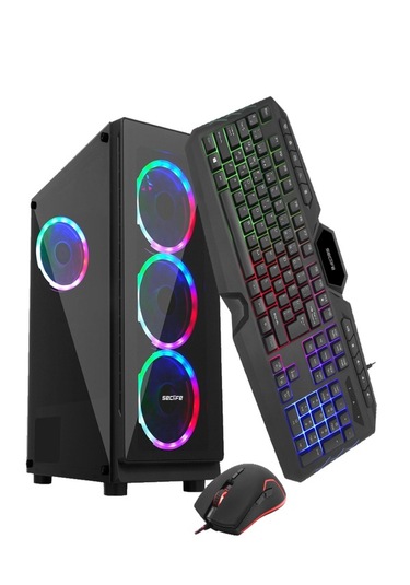 Seclife GM-2715 i7-12700F 32 GB 1 TB NVME 8 GB RX580 23.8" Dos Masaüstü Bilgisayar