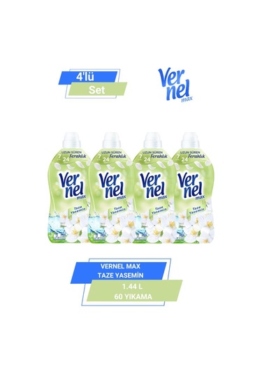 Vernel Max Taze Yasemin 1.44l 60 Yıkama 4'lü Set set-hnkdtj-5154-6103