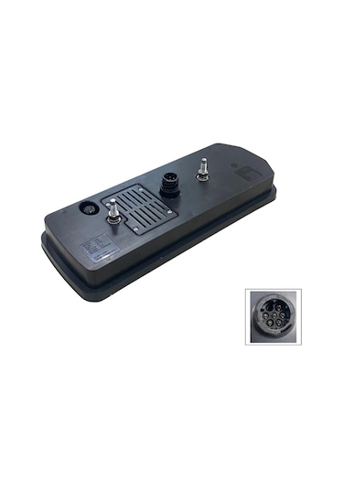 Dasterı 10v-30v Stop Lambası Neon Ledli-kayar Sinyalli 6 Fonksiyonlu 350 137 45 Mm E9 Sol