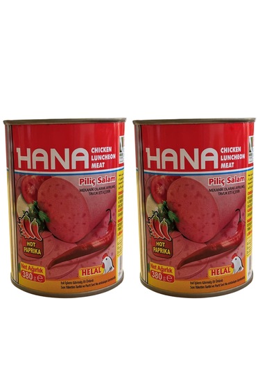 Hana Acılı Piliç Salam 380 Gr X2 Adet