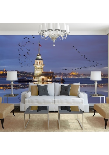 Kız Kulesinde Kuşlar Duvar Posteri