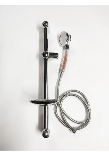 Duş Takımı Bocuklu Filtreli Ve Su Tasarruflu Arıtmalı Gsa Set Sürgülü Örgülü Spralli Gümüş