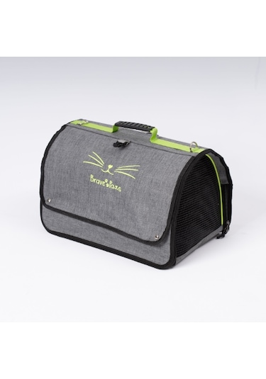 Yıkanabilir Plastik Fileli Kedi Köpek Taşıma Çantası Flybag Model