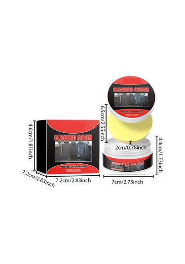 Araba İç Deri Kremi Araba İç Leke Temizleme Günlük Bakım Temizleme Kremi 100g,jwcwsq