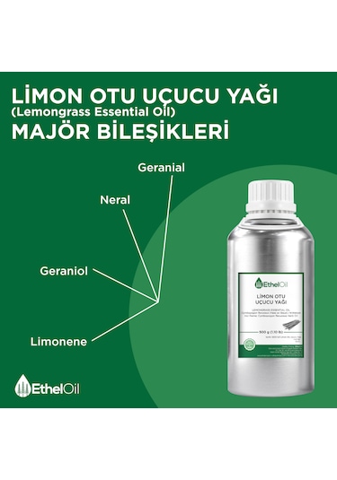 Etheloil Limon Otu Uçucu Yağı 500 G