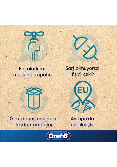 Oral-B Şarjlı Vitality Pro Koruma ve Temizlik Elektrikli Diş Fırçası Lila