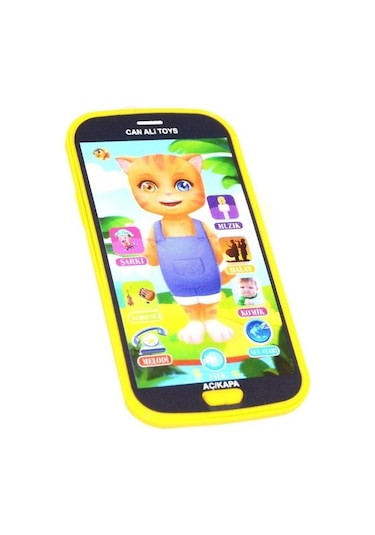 Whirly Kedili Telefon Oyuncak Telefon Sesli Işıklı Pilli Eğitici