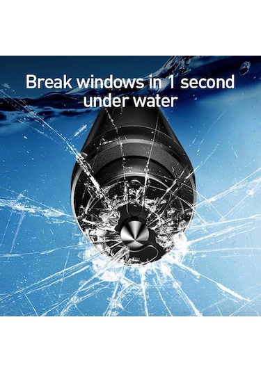 Gümüş Baseus Keskin Alet Kullanışlı Güvenlik Çekiç