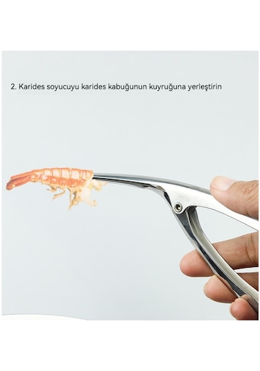 304 Paslanmaz Çelik Karides Soyucu