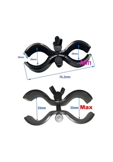 Qingmipy Metalik Fener-teleskop Tutucu, 20-33mm Lülere Uygun, Çok Amaçlı Av Ve Outdoor Aksesuarı, Şok Ve Çizik Korumalı Süngerli Tasarım