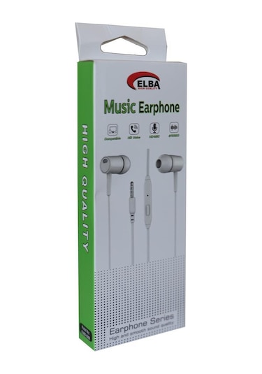 Elba ELB22-D21B Mikrofonlu Kablolu Kulak İçi Kulaklık