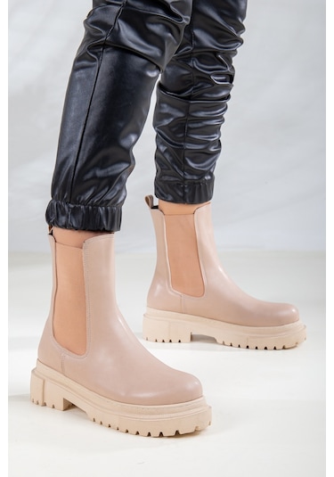 Daxtors D1850 Kadın Yanı Lastikli Ortopedik Bot Bootie 22kdaf100000002-58 001