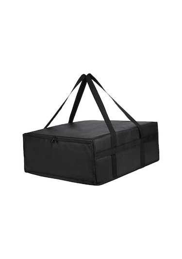Pizza Taşıyıcı Profesyonel Pizza Yalıtımlı Çanta Piknik Kamp Ticari 40x40x15cm Siyah 50x50x15cm Siyah 50x50x15cm Co Çok Renkli
