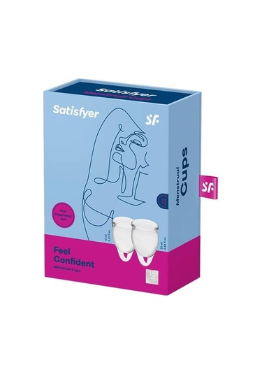 Satisfyer Feel Confident Menstrual Cup Transparent